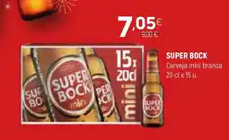 Coviran SUPER BOCK Cerveja mini branca promoção
