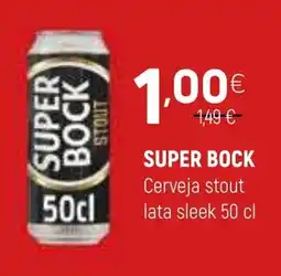 Coviran SUPER BOCK Cerveja stout lata sleek promoção