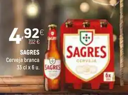 Coviran SAGRES Cerveja branca promoção