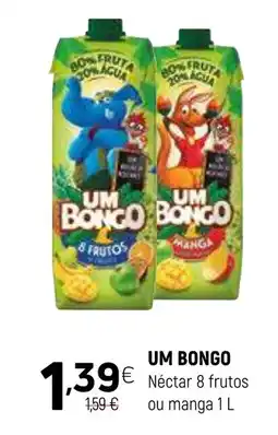 Coviran UM BONGO Nectar 8 frutos ou manga promoção