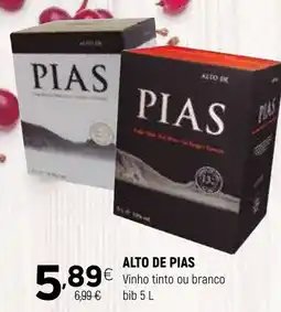 Coviran ALTO DE PIAS Vinho tinto ou branco bib promoção