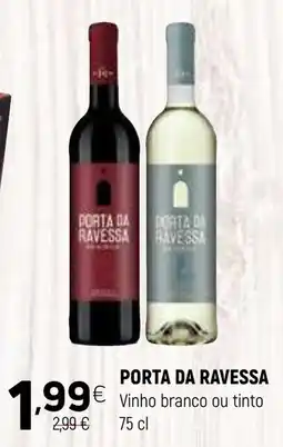 Coviran PORTA DA RAVESSA Vinho branco ou tinto promoção