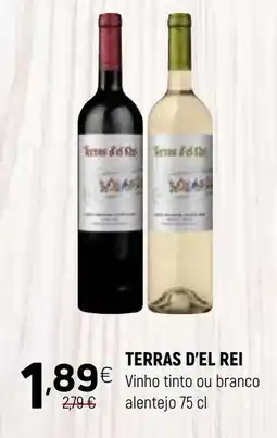 Coviran TERRAS D'EL REI Vinho tinto ou branco alentejo promoção