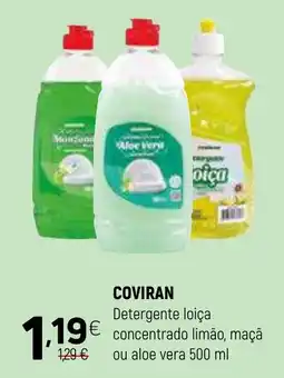 Coviran COVIRAN Detergente loiça concentrado limão, maçã ou aloe vera promoção