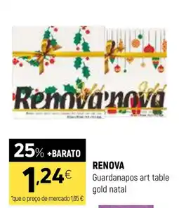 Coviran RENOVA Guardanapos art table gold natal promoção
