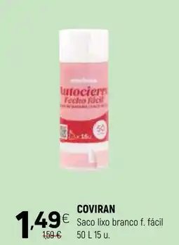 Coviran COVIRAN Saco lixo branco f. fácil promoção