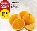 Pingo Doce Laranja a granel promoção