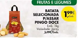 Pingo Doce Batata selecionada p/assar pingo doce promoção