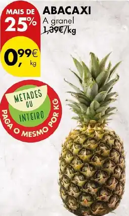 Pingo Doce Abacaxi a granel promoção