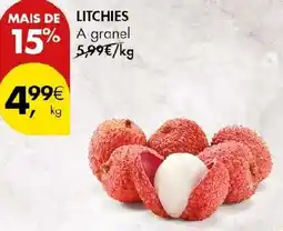 Pingo Doce Litchies a granel promoção