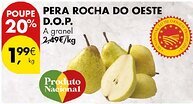 Pingo Doce Pera rocha do oeste d.o.p. a granel promoção
