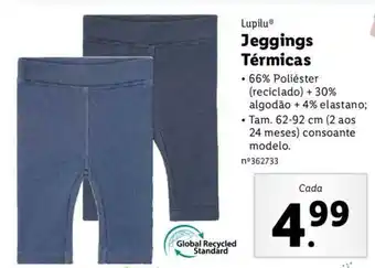 Lidl Lupilu Jeggings Térmicas 62-92cm promoção