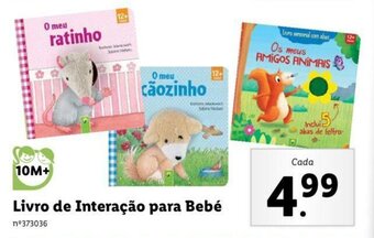 Lidl Livro de Interação para Bebé promoção