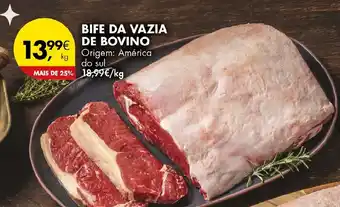 Pingo Doce Bife da vazia de bovino promoção