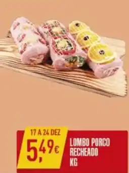 Miranda Supermercados Lombo porco recheado promoção