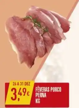Miranda Supermercados Feveras porco perna promoção