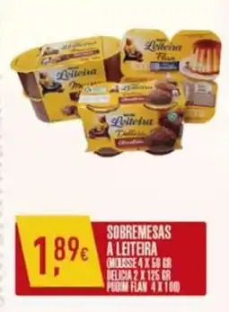 Miranda Supermercados Sobremesas a leiteira promoção