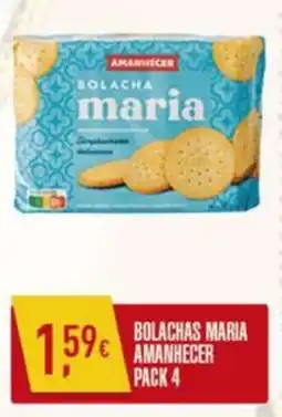Miranda Supermercados Bolachas maria amanhecer pack 4 promoção