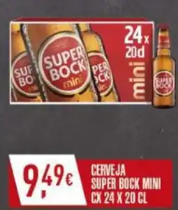 Miranda Supermercados Cerveja super bock mini promoção