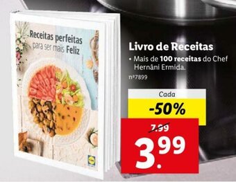 Lidl Livro de Receitas promoção