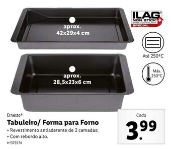 Lidl Ernesto Tabuleiro/Forma para Forno promoção