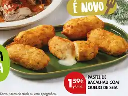 Pingo Doce Pastel de bacalhau com queijo de seia promoção
