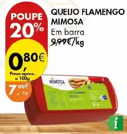 Pingo Doce QUEIJO FLAMENGO MIMOSA promoção