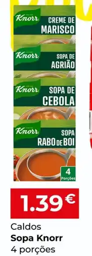 Miranda Supermercados Caldos Sopa Knorr 4 porções promoção