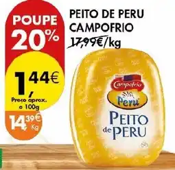 Pingo Doce Peito de peru campofrio promoção