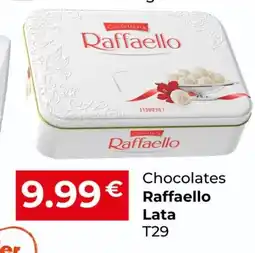 Miranda Supermercados Chocolates Raffaello Lata T29 promoção