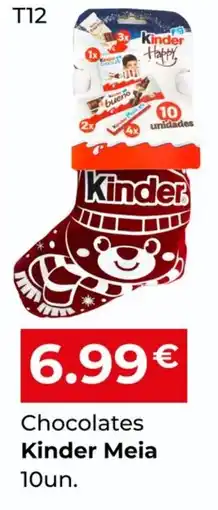 Miranda Supermercados Chocolates Kinder Meia 10un. promoção