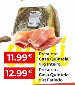 Miranda Supermercados Presunto Casa Quintela Inteiro promoção