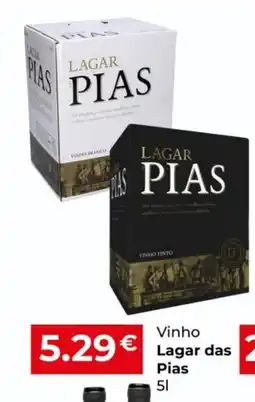Miranda Supermercados Vinho Lagar das Pias promoção