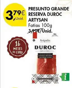 Pingo Doce Presunto grande reserva duroc artysan promoção