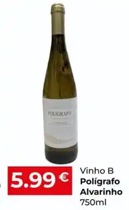 Miranda Supermercados Vinho B Polígrafo Alvarinho promoção