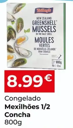 Miranda Supermercados Congelado Mexilhões 1/2 Concha promoção
