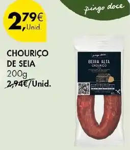 Pingo Doce Chouriço de seia promoção
