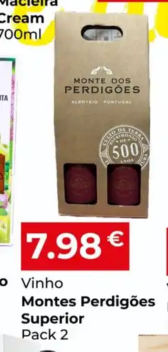 Miranda Supermercados Vinho Montes Perdigões Romanisco promoção