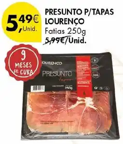 Pingo Doce Presunto p/tapas lourenço promoção