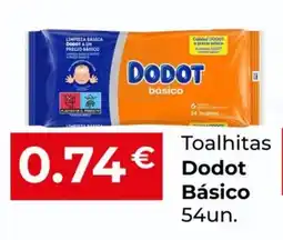 Miranda Supermercados Toalhitas Dodot Básico 54un. promoção