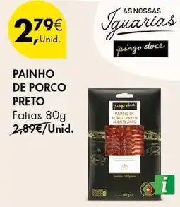 Pingo Doce Painho de porco preto promoção