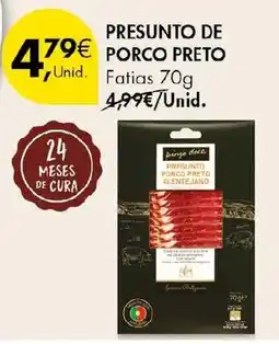 Pingo Doce Presunto de porco preto promoção