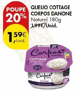 Pingo Doce Queijo cottage corpos danone natural promoção