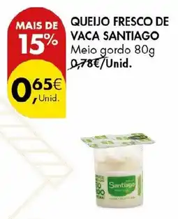 Pingo Doce Queijo fresco de vaca santiago promoção