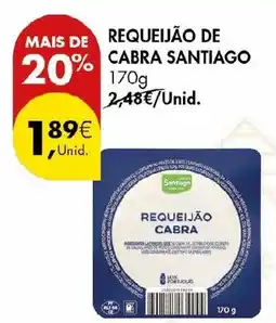 Pingo Doce Requeijão de cabra santiago promoção