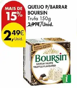 Pingo Doce Queijo p/barrar boursin trufa promoção