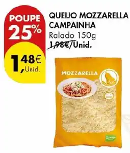 Pingo Doce Queijo mozzarella campainha promoção