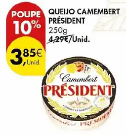 Pingo Doce Queijo camembert président promoção