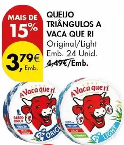Pingo Doce Queijo triângulos a vaca que ri promoção