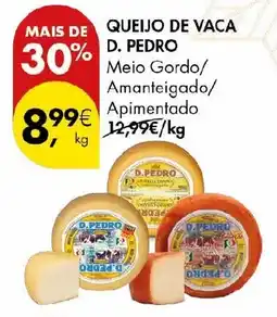 Pingo Doce Queijo de vaca d. pedro promoção